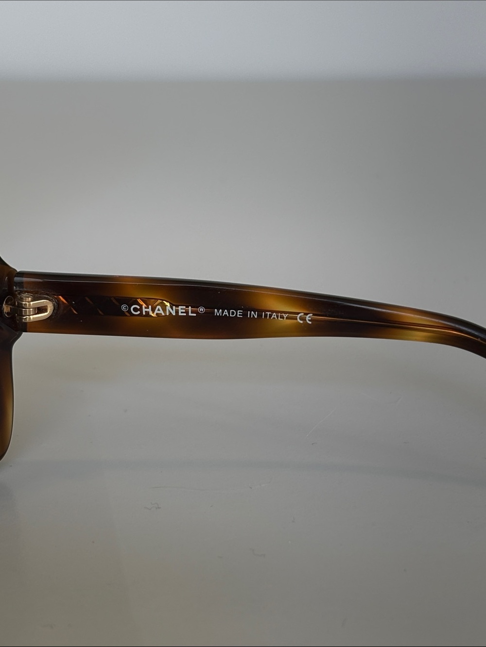 CHANEL Vintage Y2K 5065 Tortoiseshell Shield Sunglasses - Picture 3 of 11
